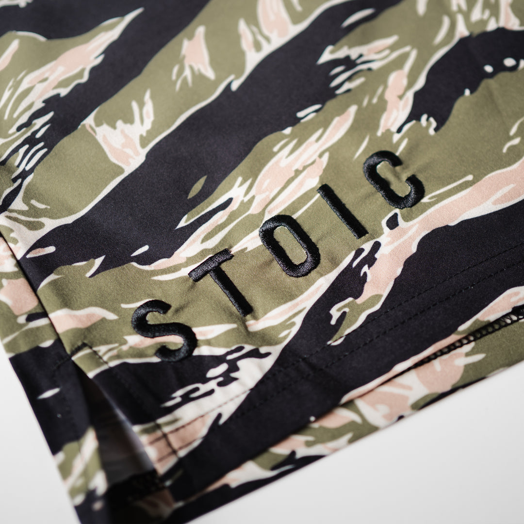 Stoic X Tachuntfish Athletic Shorts - Tiger Stripe