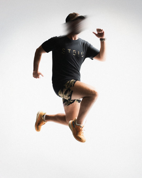 Stoic X Tachuntfish Athletic Shorts - Tiger Stripe